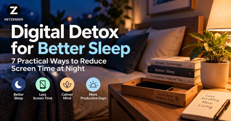 Digital Detox for Better Sleep: 7 Practical Ways to Reduce Screen Time at Night