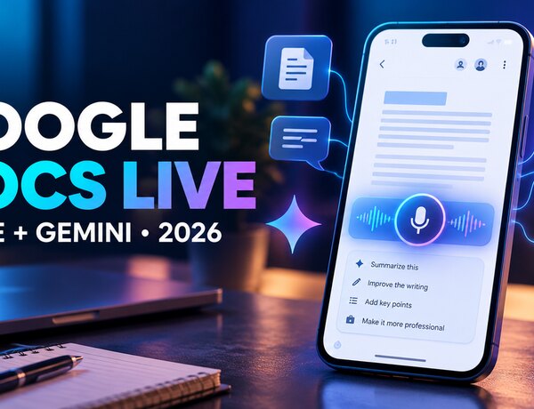 Google Docs Live: Create Documents with Voice and Gemini in 2026