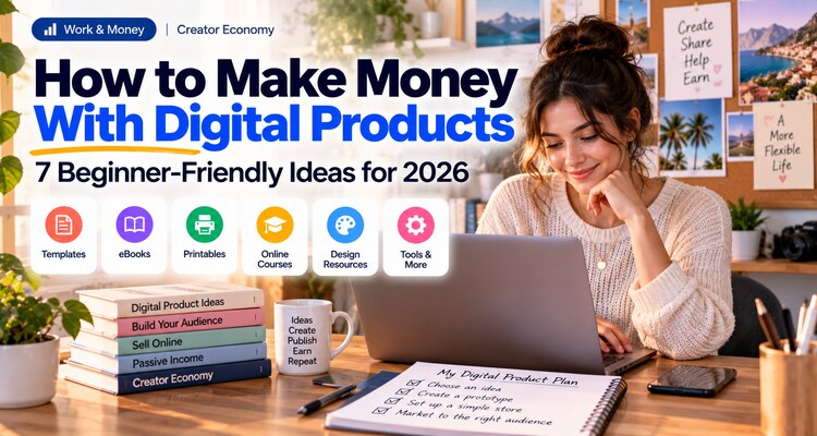 How to Make Money With Digital Products: 7 Beginner-Friendly Ideas for 2026