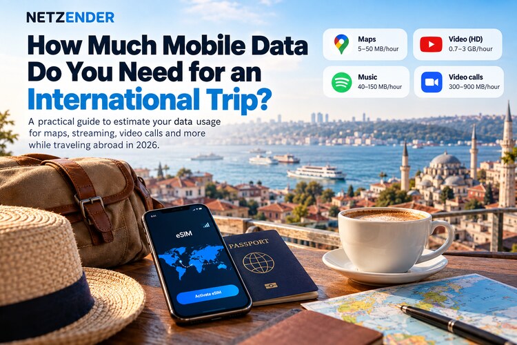 How Much Mobile Data Do You Need for an International Trip?