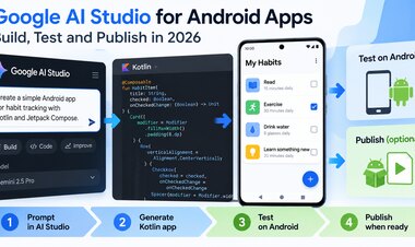 Google AI Studio for Android Apps: Build, Test and Publish in 2026