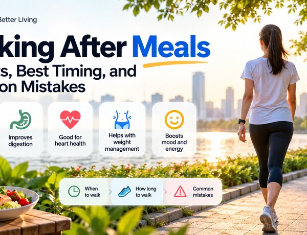 Walking After Meals: Benefits, Best Timing, and Common Mistakes
